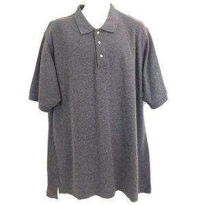 Hill & Archer Men's size XL Short Sleeved Polo Golf Shirt Gray